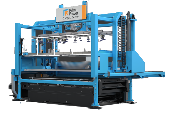 Prima Power Compact Server - materiaalhanteringsoplossing voor 2D laser plaatwerk snijden