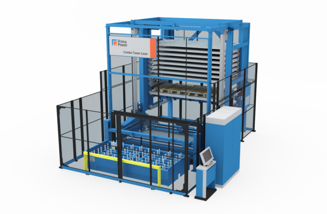 Prima Power Combo Tower Laser storage solution automation