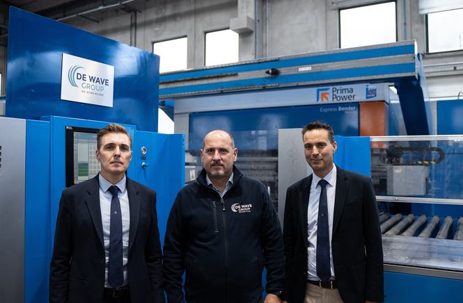 De wave with Prima Power machine