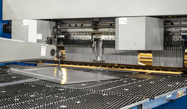 FlexMet, Franklin, Tenn., views its Prima Power BCe Smart panel bending machine as being integral to its efforts in launching its own product lines. 